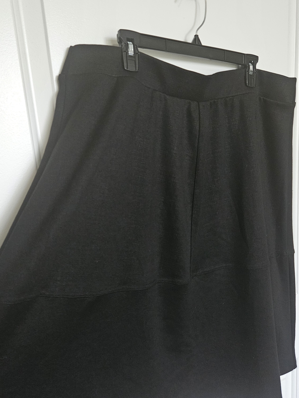 Cato Women's Plus Size 18/20 Black Business A-Line Midi Skirt